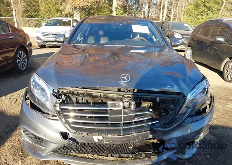 2016 Mercedes-Benz S 550 4Matic из США, поврежденный, VIN WDDUG8FB5GA262773